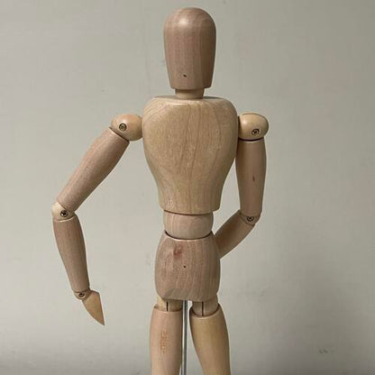 Wooden Human Manikin - Male/16" Mannequin By Kalalou
