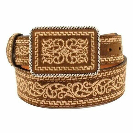 Nocona Belt Co. Western Men's Embroidered Belt