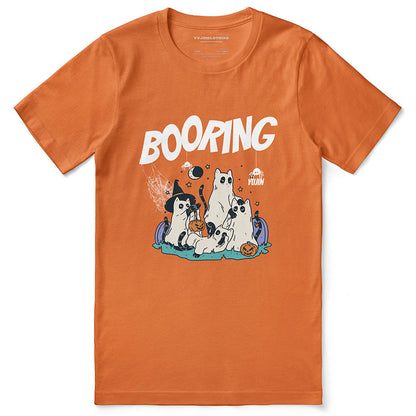 Booring Halloween Cat T-Shirt