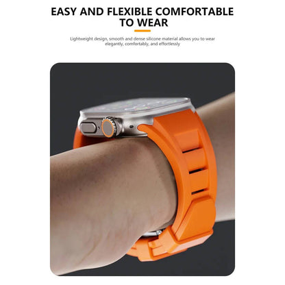 Silicone Apple Watch Band Series 11/10/9/8/7/6/5/4/ SE / Ultra 1/2/3