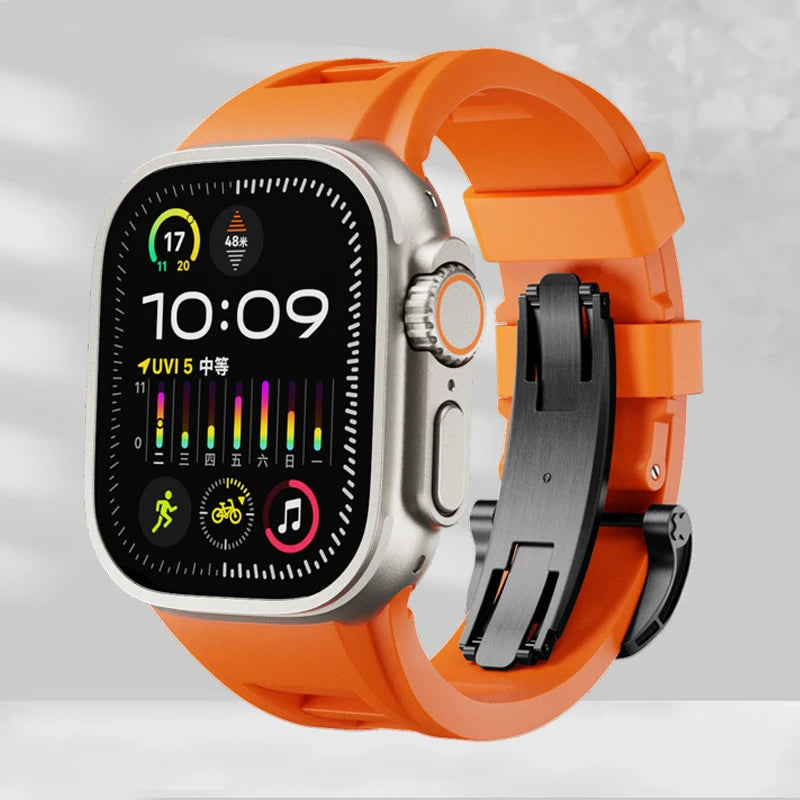 Silicone Apple Watch Band Series 11/10/9/8/7/6/5/4/ SE / Ultra 1/2/3