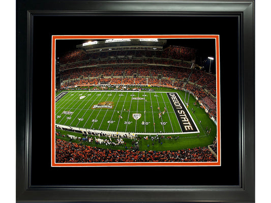 Framed Reser Stadium Oregon State Beavers 11"x14" NCAA Football Photo Professionally Matted