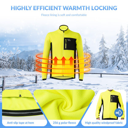 Men's Cycling Jacket & Pants Set Winter