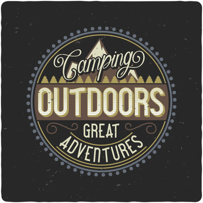 Outdoors Men's Bamboo Viscose/Organic Cotton Short Sleeve Graphic T-Shirt