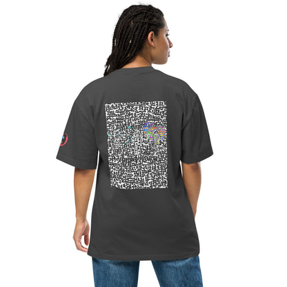 Step Foreword Family Feud Oversized faded t-shirt