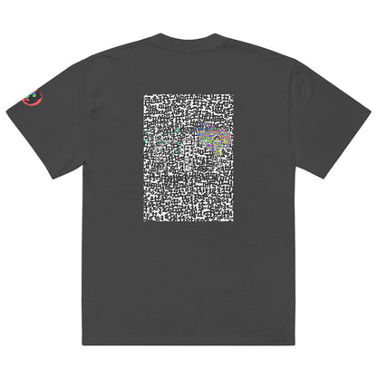 Step Foreword Family Feud Oversized faded t-shirt