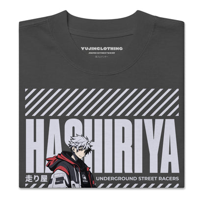 Hashiriya Oversized Faded Car T-Shirt