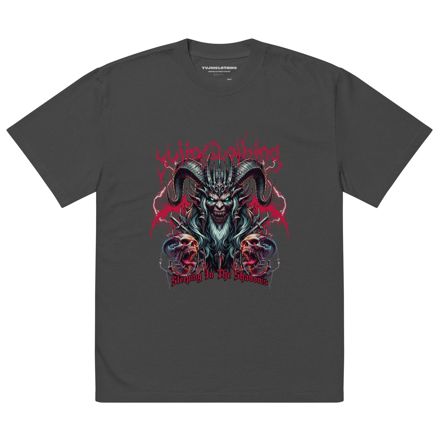 Darkness Oversized Faded T-Shirt
