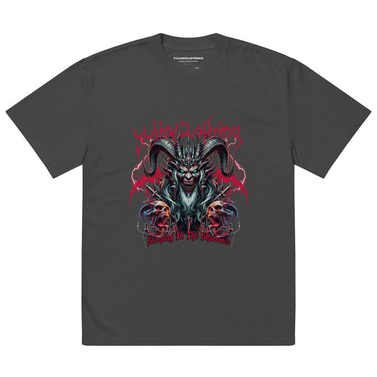 Darkness Oversized Faded T-Shirt