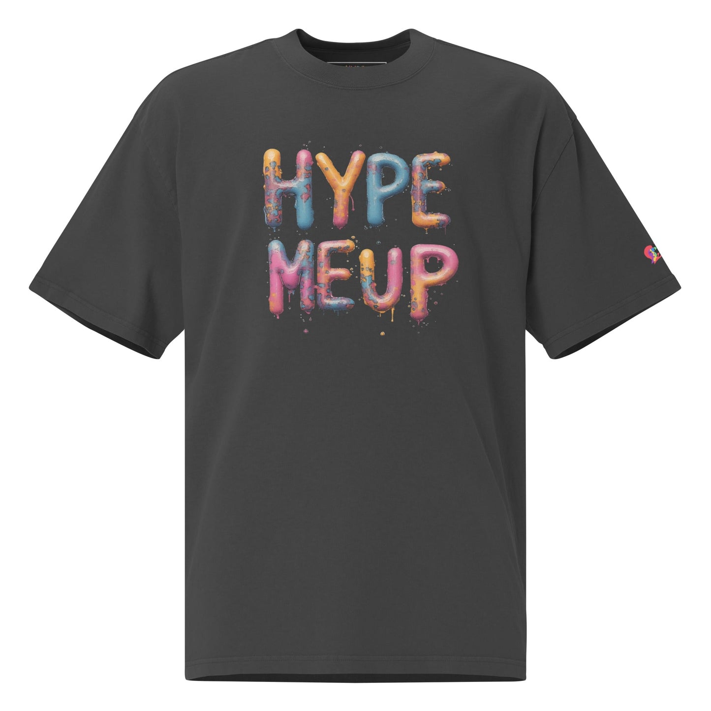 HYPE MEUP Affirmations Oversized Vintage Feel T-Shirt