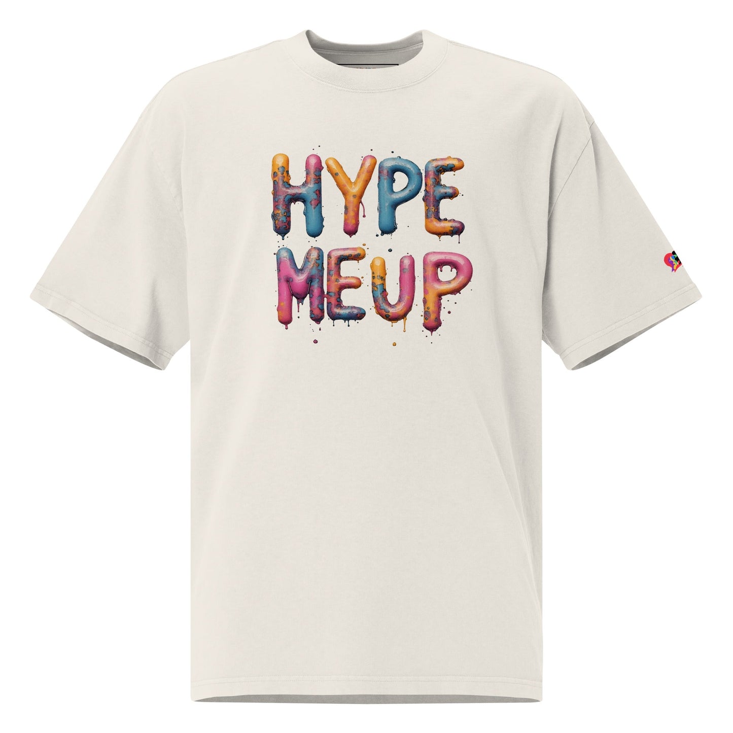 HYPE MEUP Affirmations Oversized Vintage Feel T-Shirt