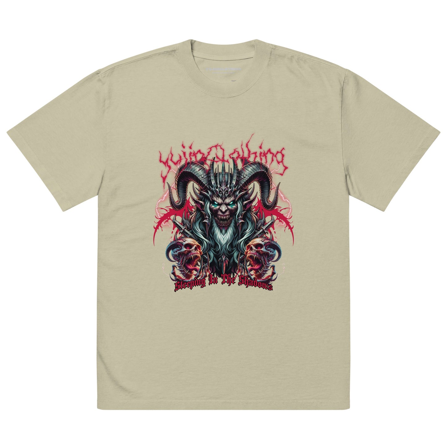 Darkness Oversized Faded T-Shirt
