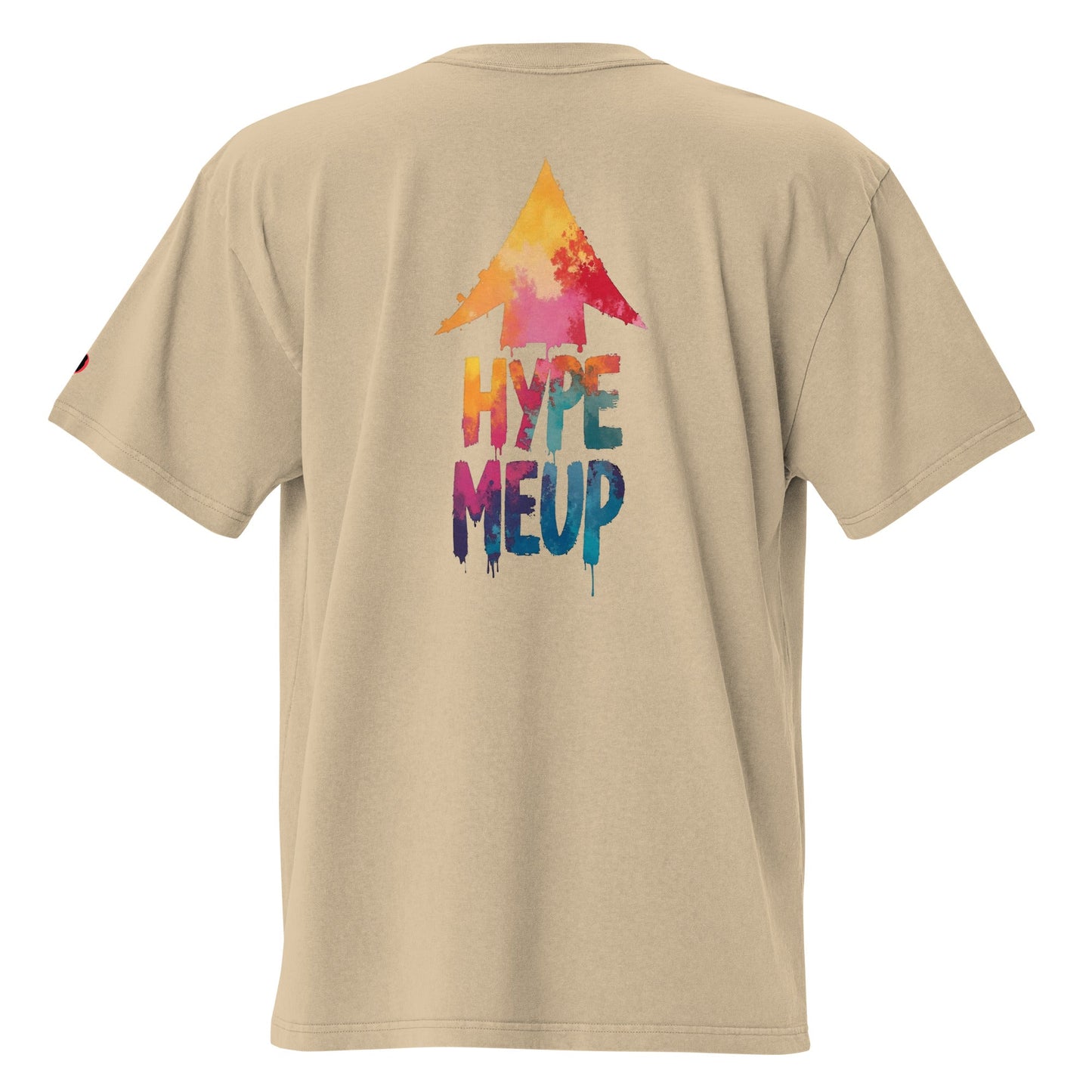 HYPE MEUP Affirmations Oversized Vintage Feel T-Shirt