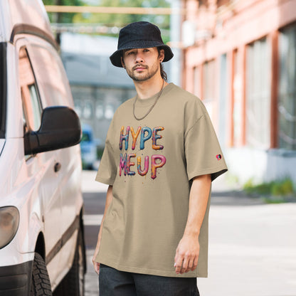 HYPE MEUP Affirmations Oversized Vintage Feel T-Shirt