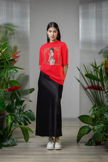 Bite Me Pin Up Graphic Tee