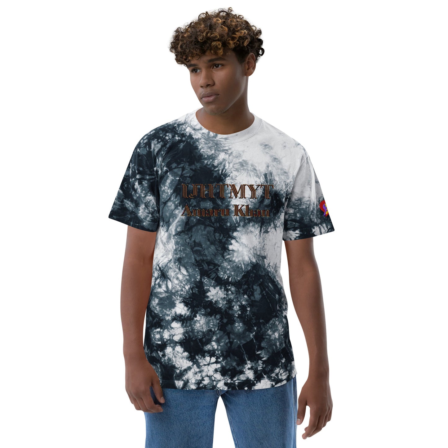 IJHTMYT Oversized tie-dye t-shirt