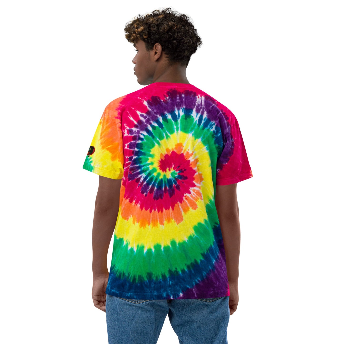 IJHTMYT Oversized tie-dye t-shirt