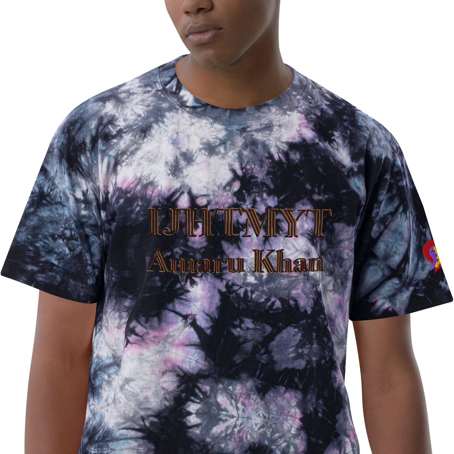 IJHTMYT Oversized tie-dye t-shirt