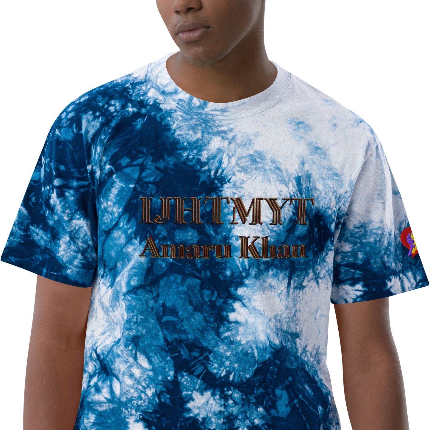 IJHTMYT Oversized tie-dye t-shirt