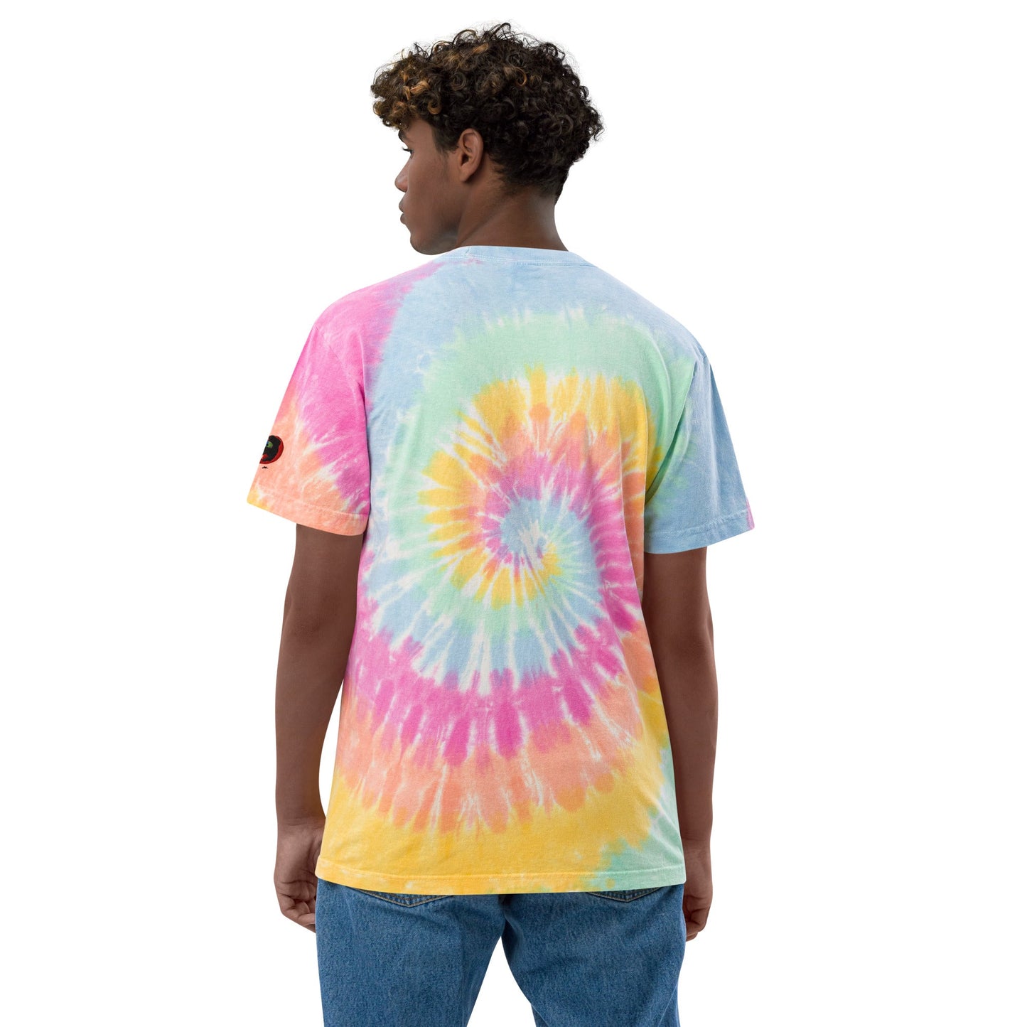 IJHTMYT Oversized tie-dye t-shirt
