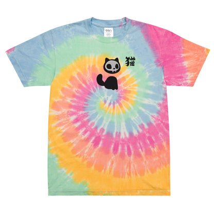 Skull Cat Tie-Dye T-Shirt