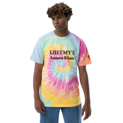 IJHTMYT Oversized tie-dye t-shirt