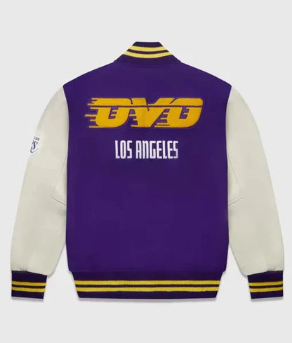 Ovo Los Angeles Lakers Varsity Bomber Jacket