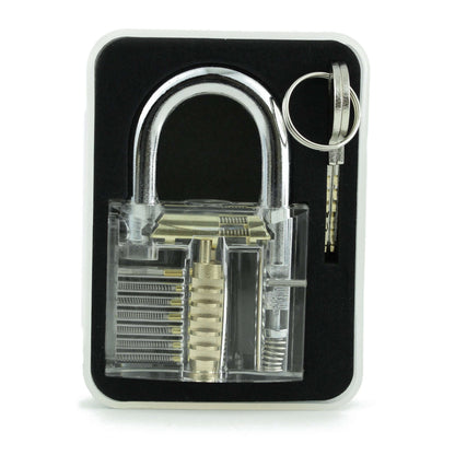 Dangerfield Clear Practice Locks For Training (3) - acrylic lock, padlock, double-sided