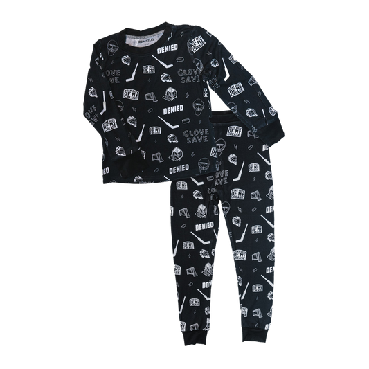 Hockey Goalie Bamboo Pajama Set