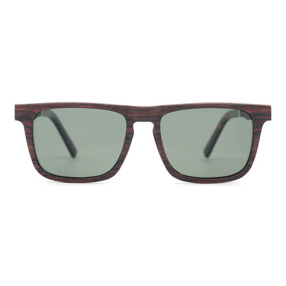 Palau - Rectangle Wooden Sunglasses