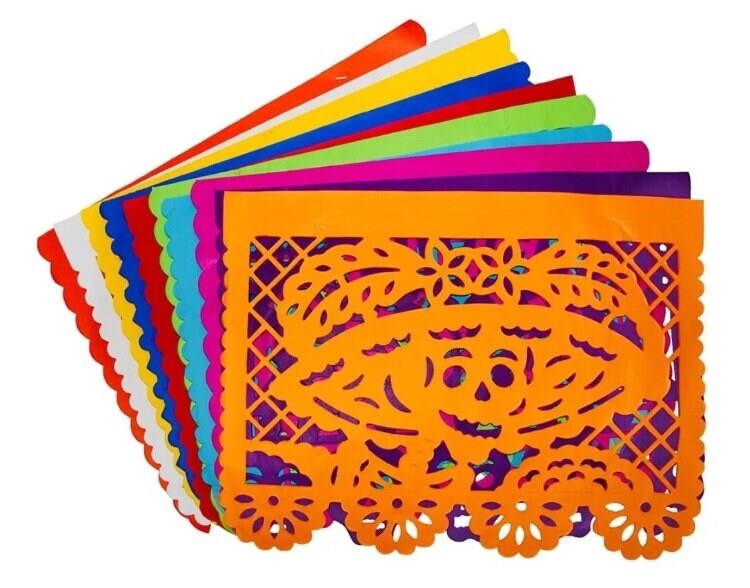 Handmade Papel Picado – Día de Muertos