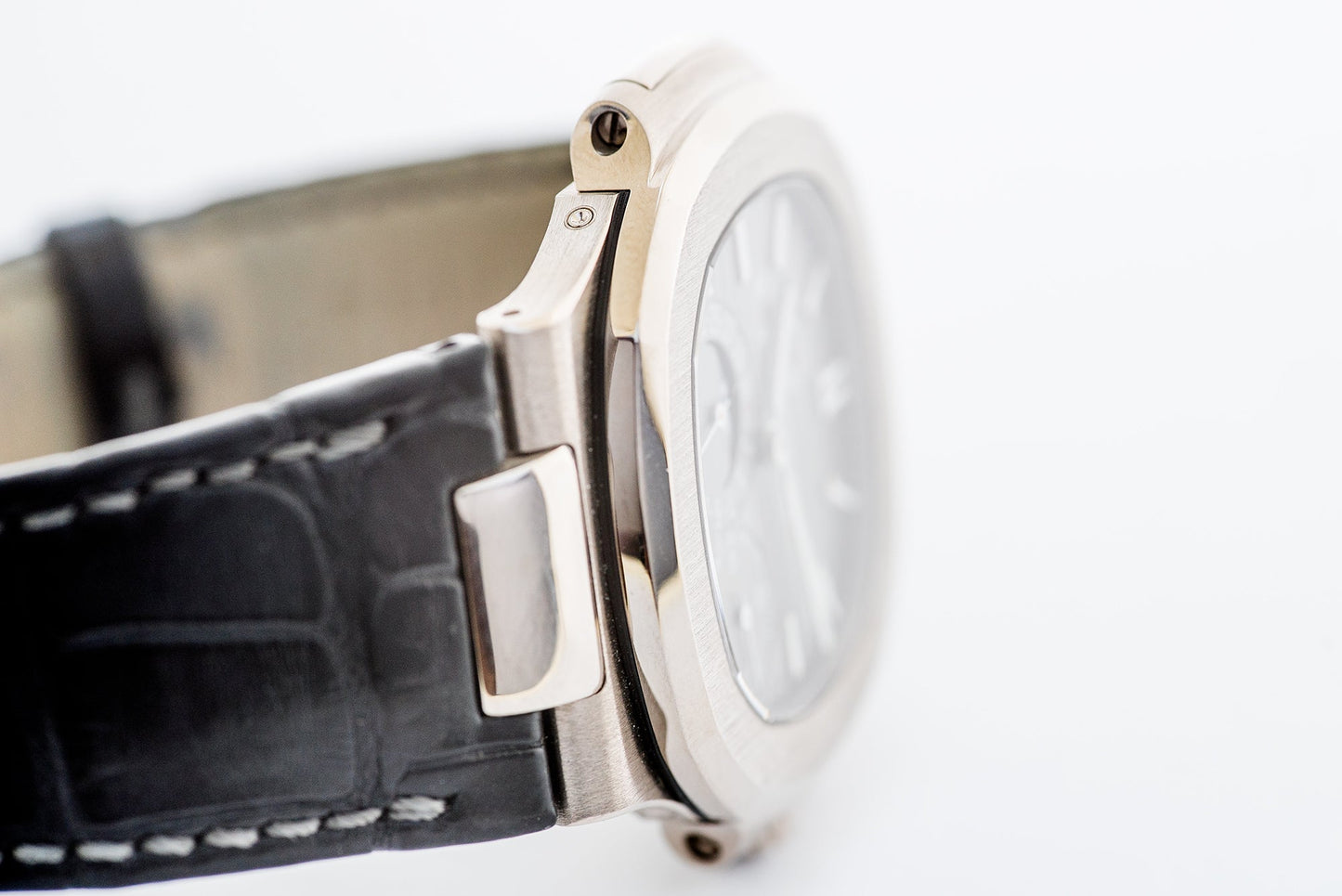 Black Nubuck Alligator Strap Patek Philippe Compatible