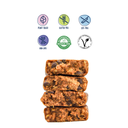 peanut butter chocolate chip nutrition bars