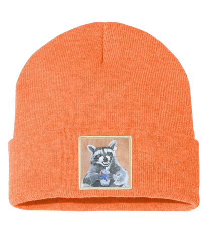 Beer Bandit Raccoon Beanie