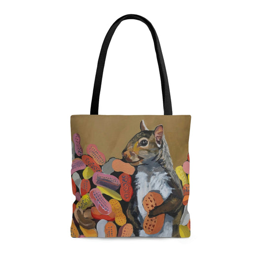 Peanut Squirrel Tote Bag