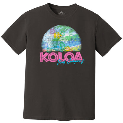 Koloa Print Pigment Dyed T-Shirt