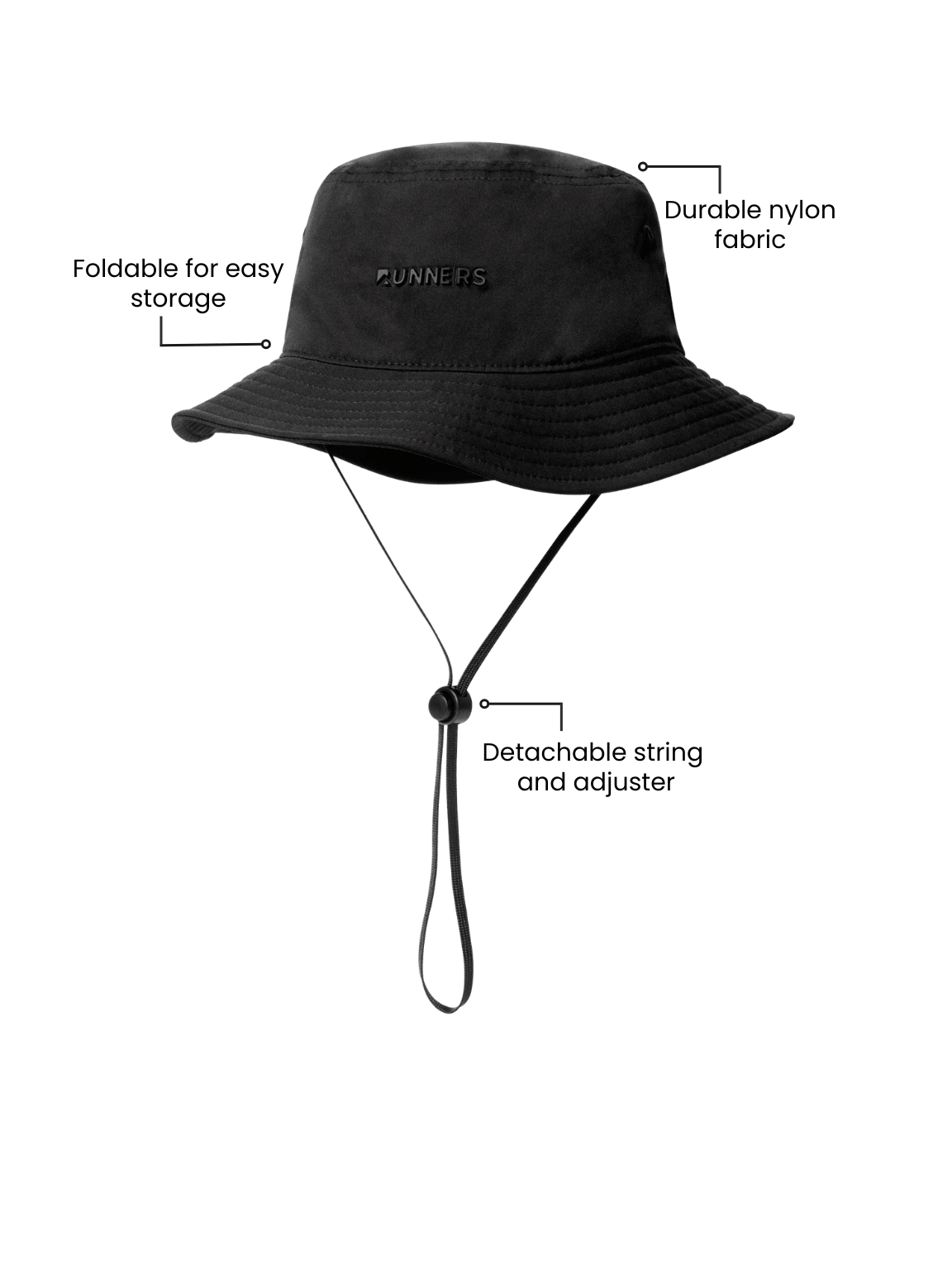 Black Bucket Hat