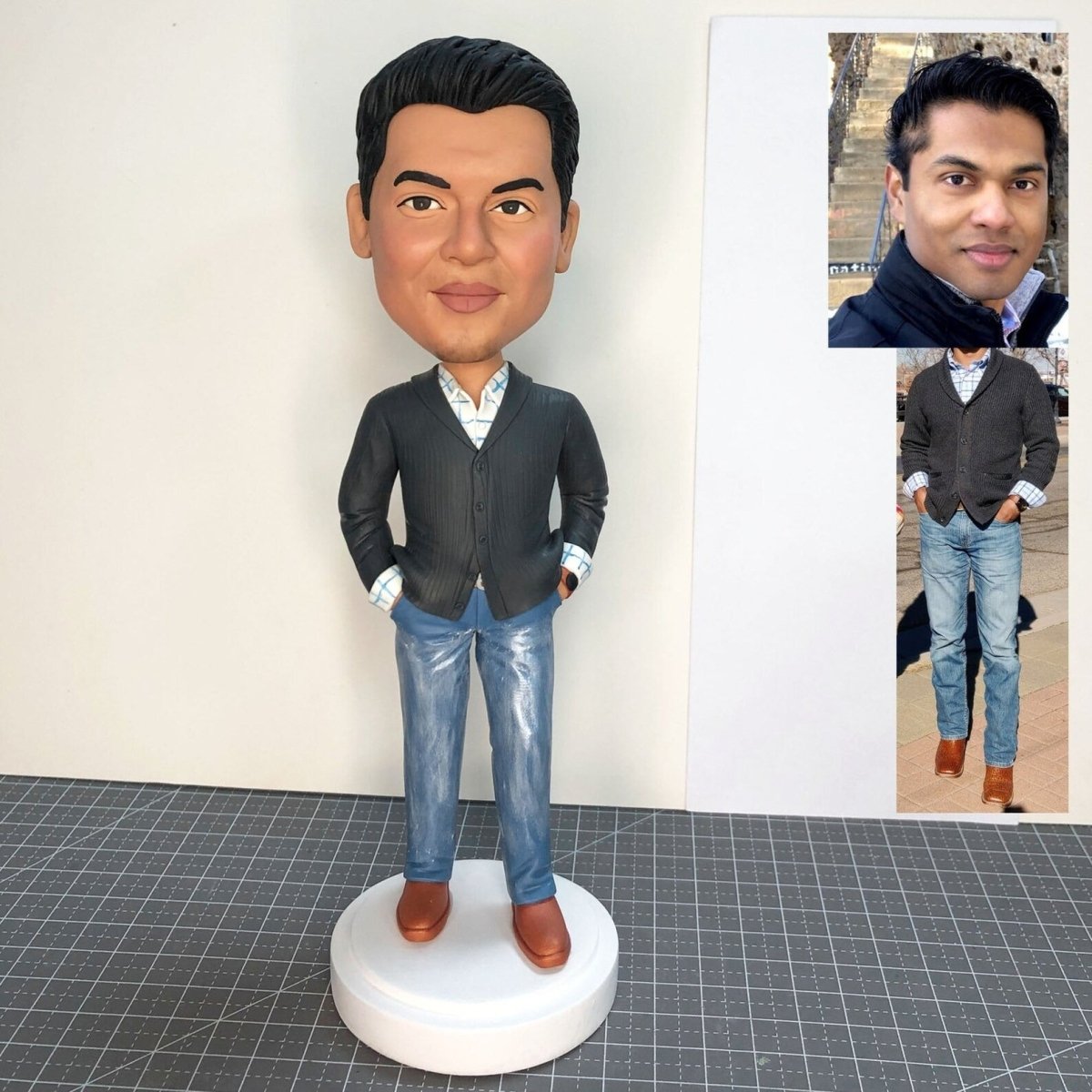 Personalized bobblehead for men