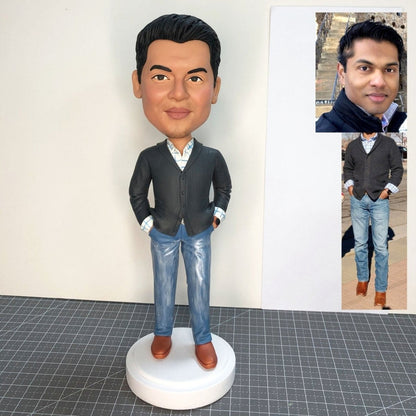 Personalized bobblehead for men