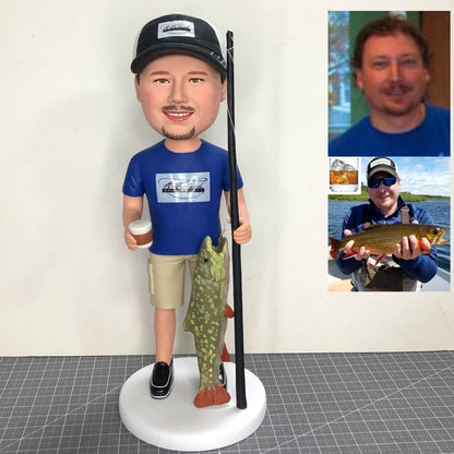 Personalized Fishing Bobblehead