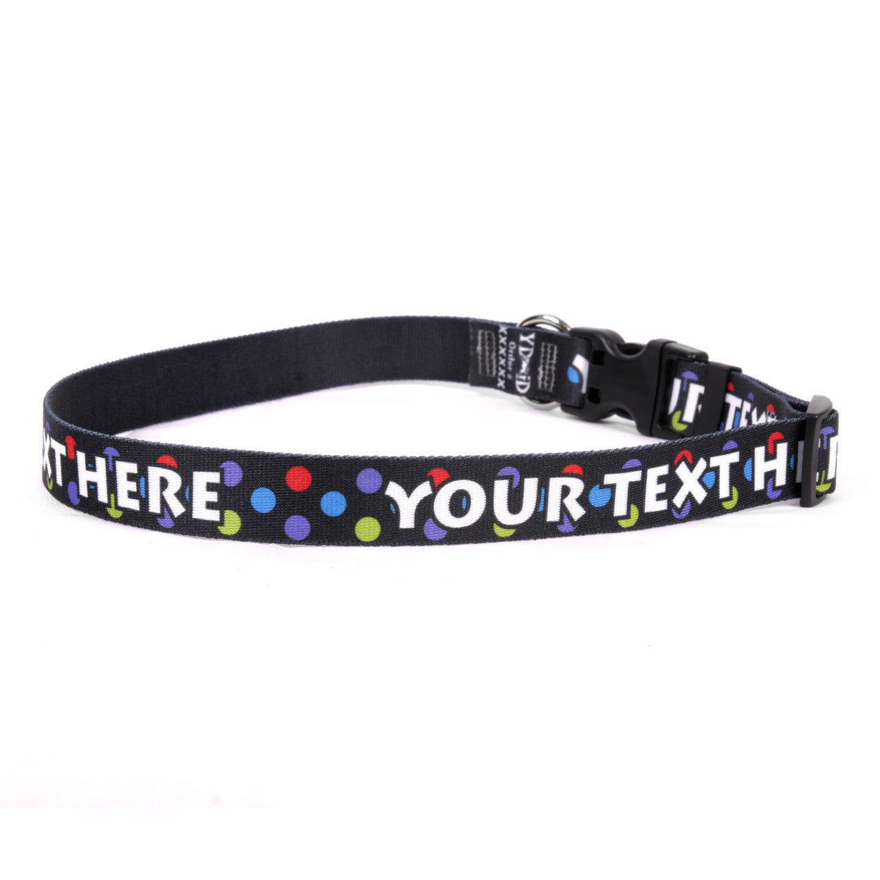 Personalized Gumballs Polka Dot Dog Collar