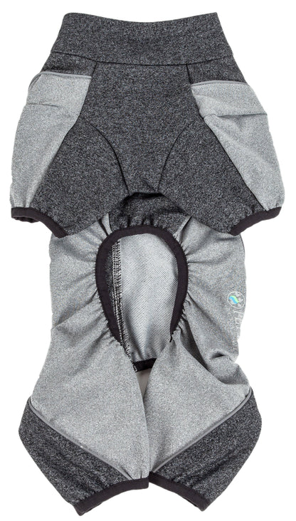 Pet Life ® Active 'Chase Pacer' Medium-weight 4-Way-Stretch Yoga Fitness Dog Tracksuit