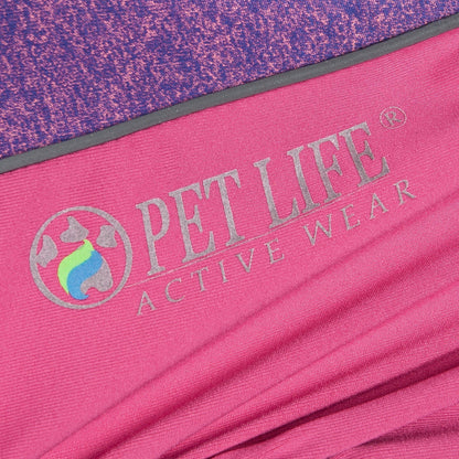 Pet Life ® Active 'Chase Pacer' Medium-weight 4-Way-Stretch Yoga Fitness Dog Tracksuit
