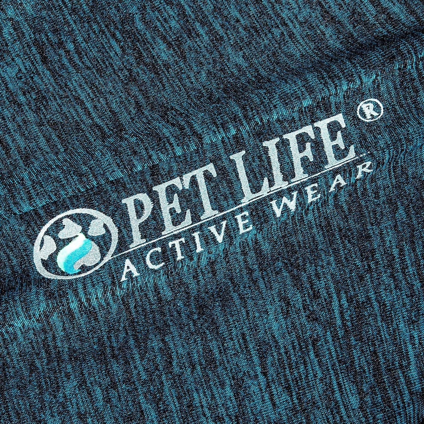 Pet Life ® Active 'Chewitt Wagassy' 4-Way-Stretch Yoga Fitness Long-Sleeve Dog T-Shirt