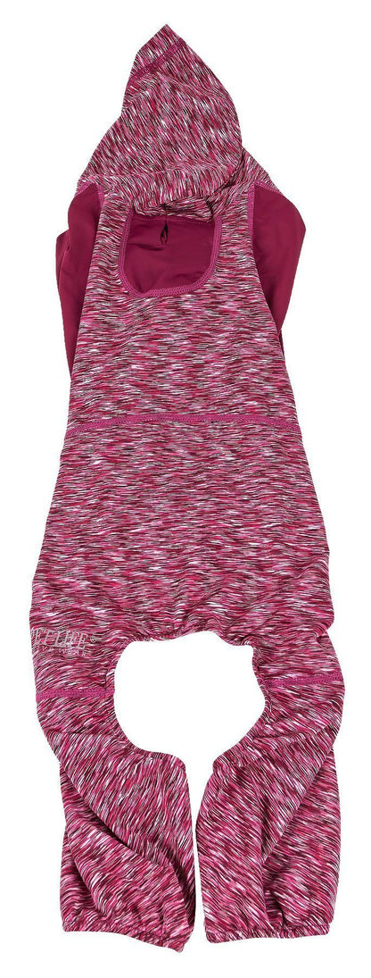 Pet Life ® Active 'Downward Dog' 4-Way-Stretch Fitness Yoga Dog Tracksuit Hoodie