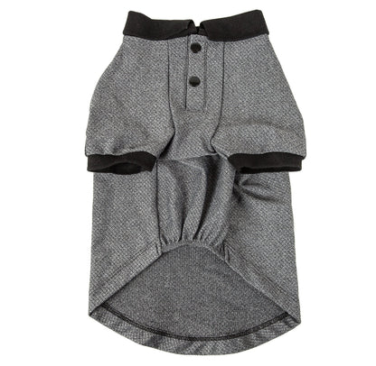 Pet Life ® Active 'Fur-Flex' Stretch and Quick-Dry Anti-Odor Fitness Yoga Dog Polo T-Shirt