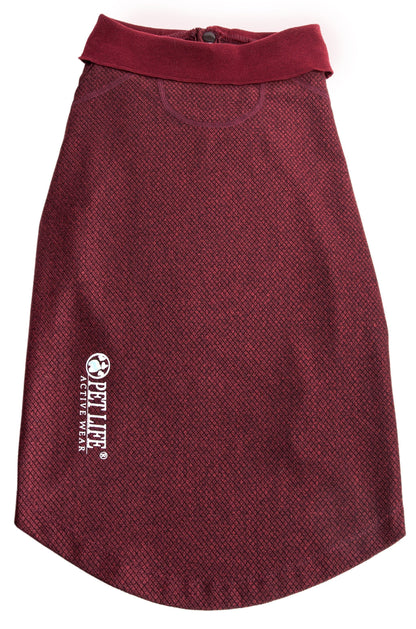 Pet Life ® Active 'Fur-Flex' Stretch and Quick-Dry Anti-Odor Fitness Yoga Dog Polo T-Shirt