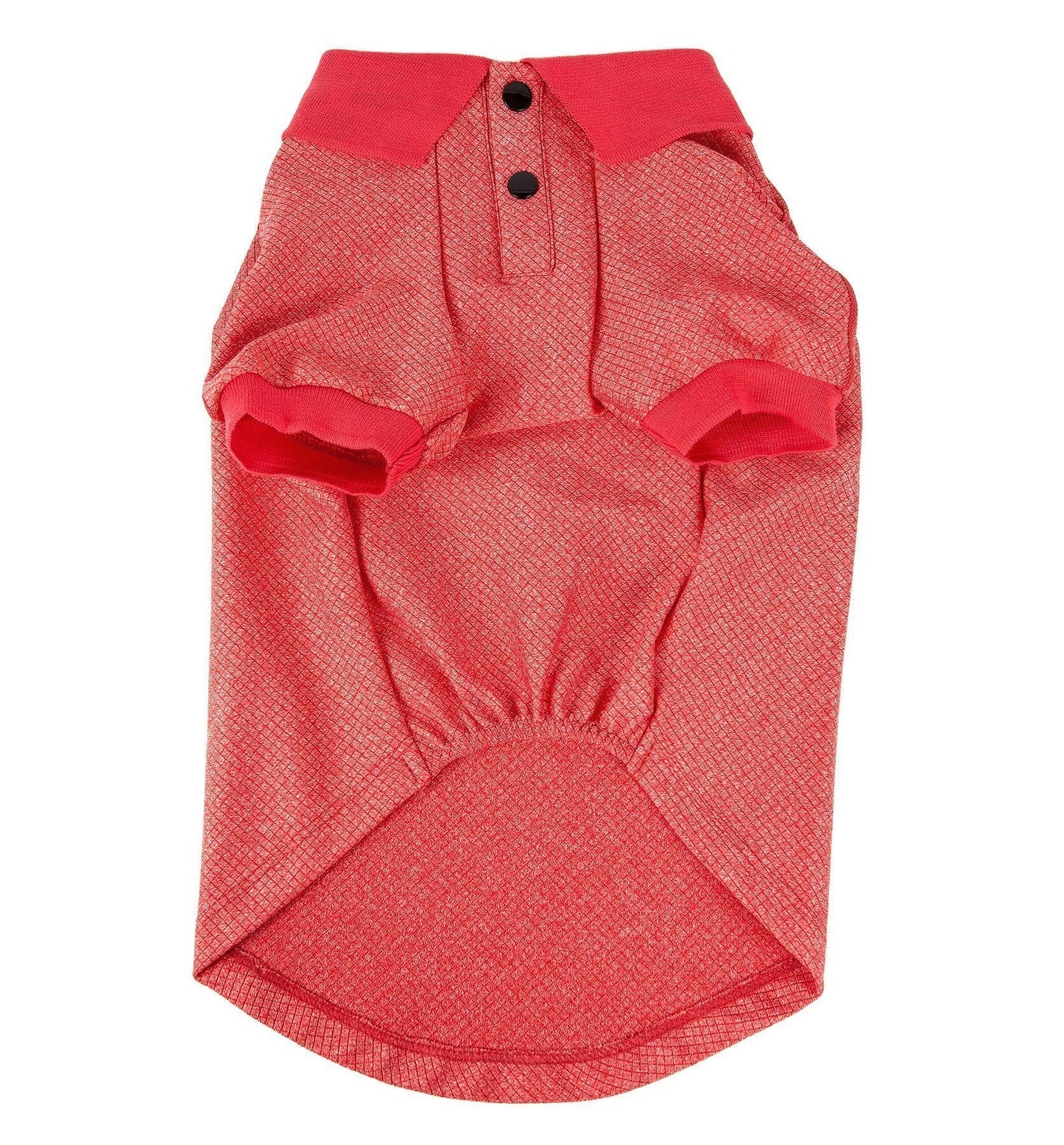 Pet Life ® Active 'Fur-Flex' Stretch and Quick-Dry Anti-Odor Fitness Yoga Dog Polo T-Shirt