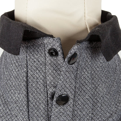 Pet Life ® Active 'Fur-Flex' Stretch and Quick-Dry Anti-Odor Fitness Yoga Dog Polo T-Shirt