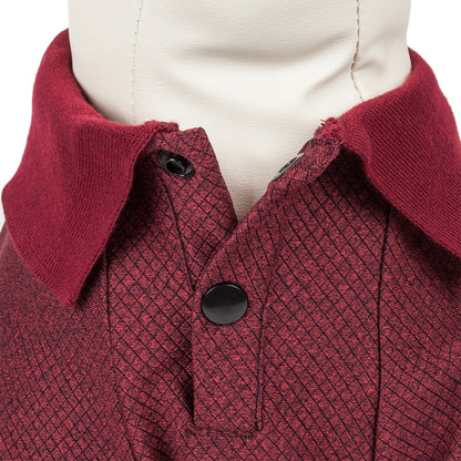 Pet Life ® Active 'Fur-Flex' Stretch and Quick-Dry Anti-Odor Fitness Yoga Dog Polo T-Shirt